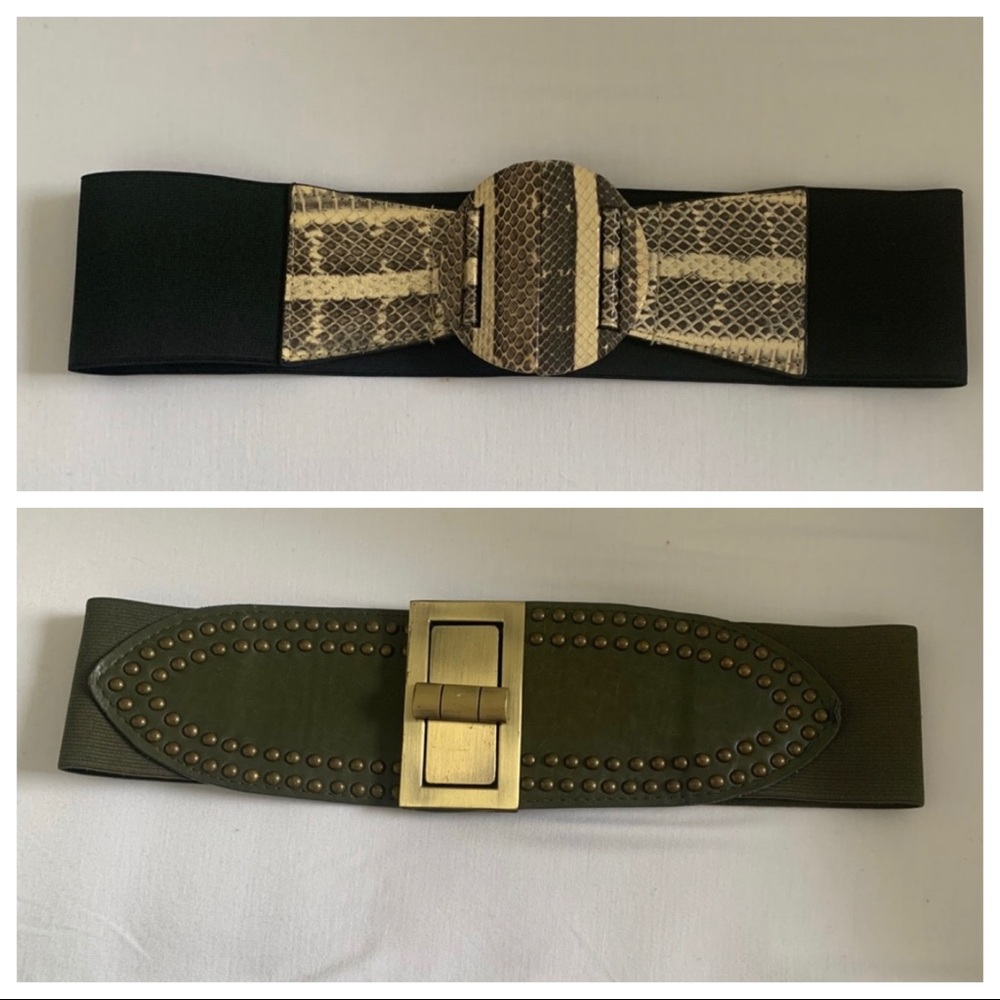 ✌🏼 Cobra Black and Military Belts